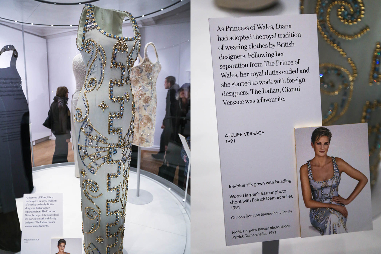 Rojalistin unelma: Dianan pukunäyttely Kensingtonin palatsissa