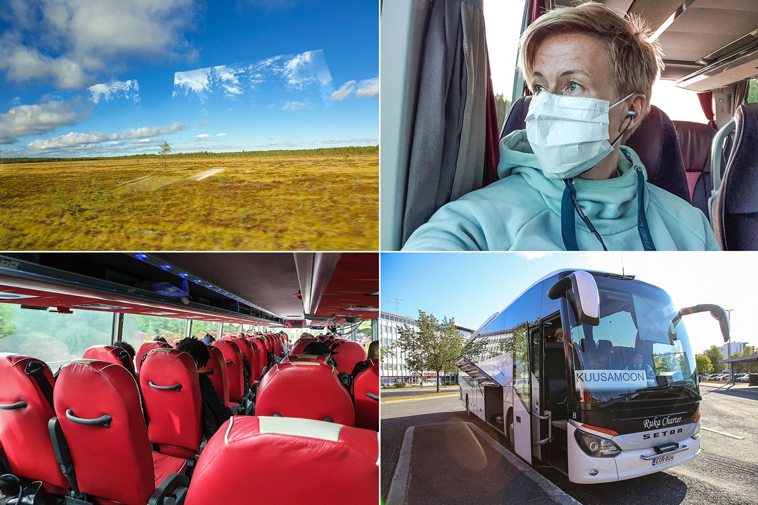 Mikä reissu! Bussilla Helsingistä Kuusamoon
